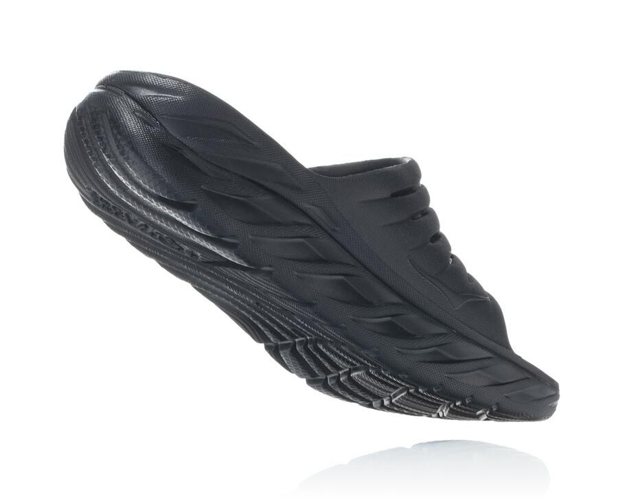 Hoka Australia One One ORA Recovery - Mens Slide Black - AOWTJ-1072